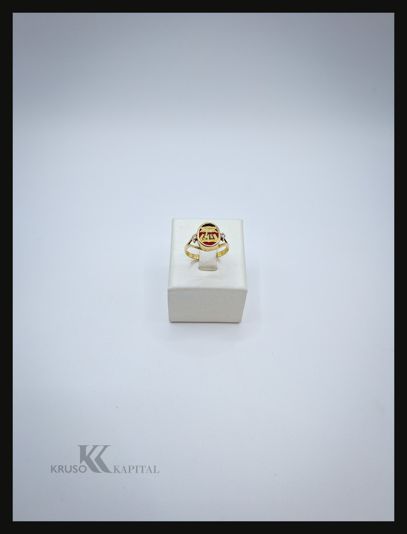Anello oro pietra