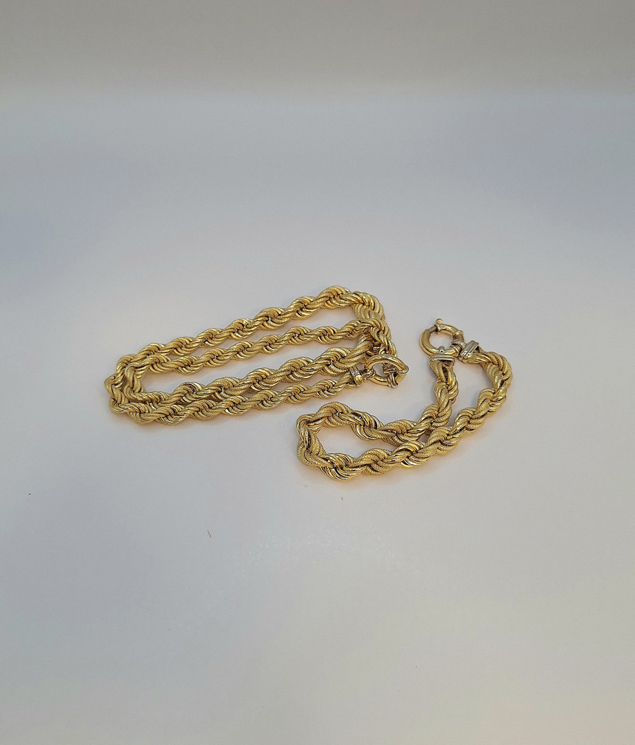 Bracciale e collana oro 