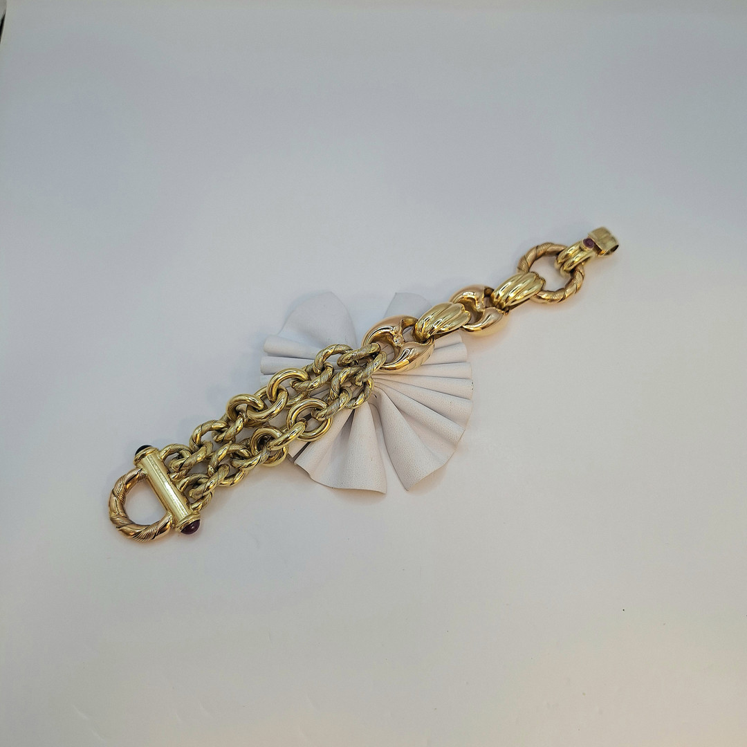 Bracciale oro pietre