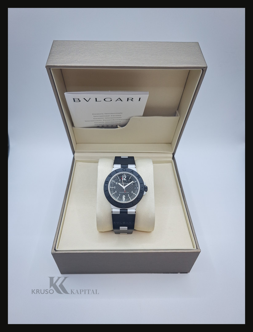 Orologio acciaio Bulgari scatola e garanzia a corredo