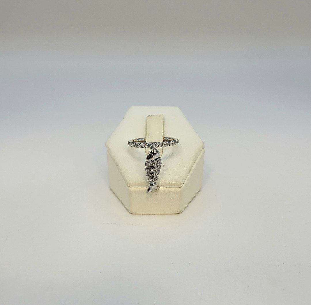 Anello oro diamantini