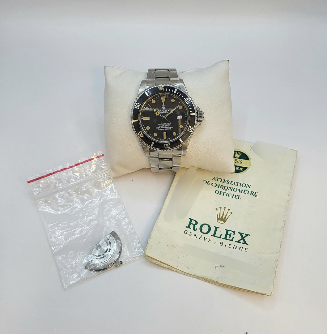 Orologio acciaio Rolex Submariner con garanzia a corredo