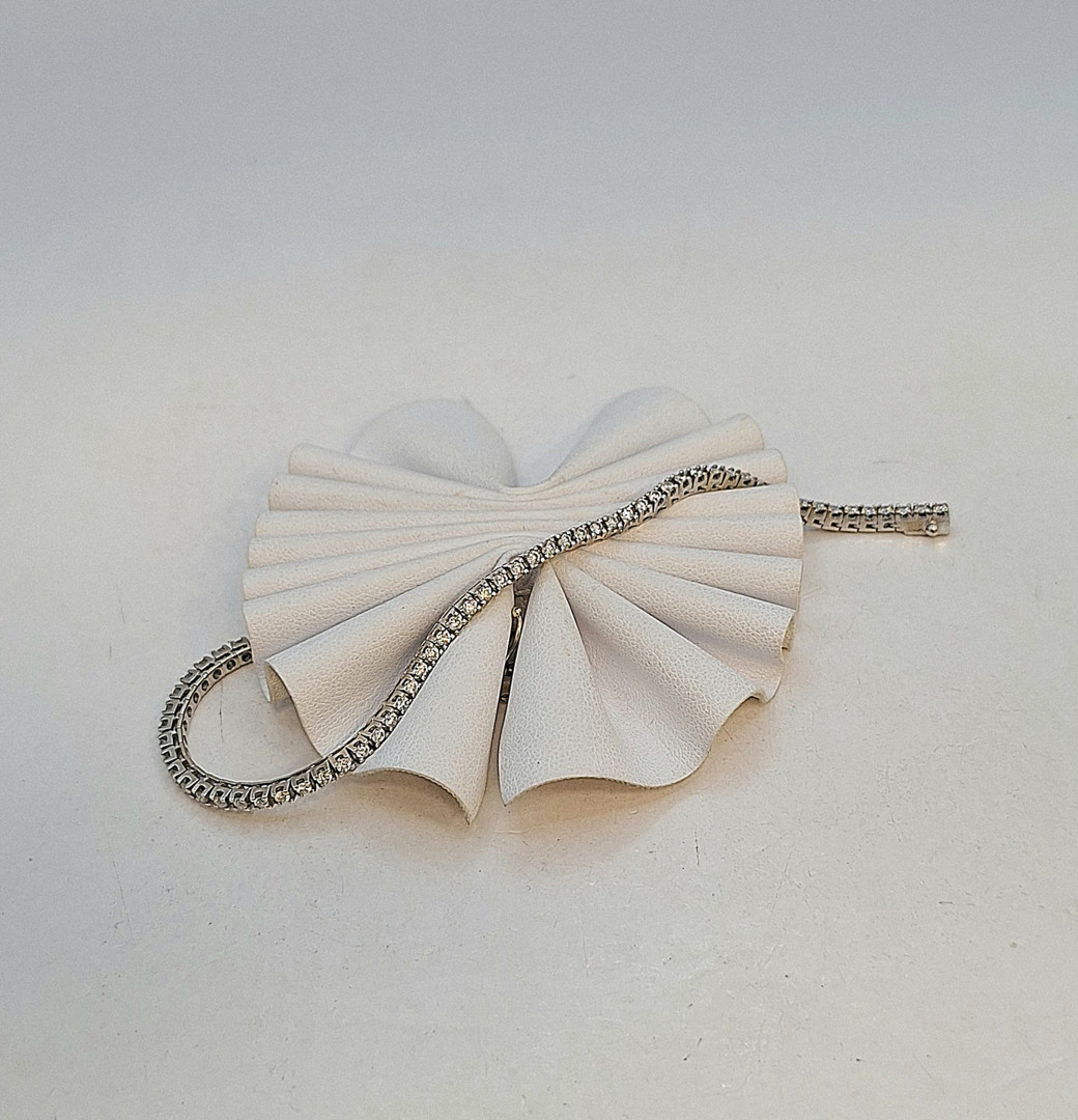 Bracciale oro diamantini