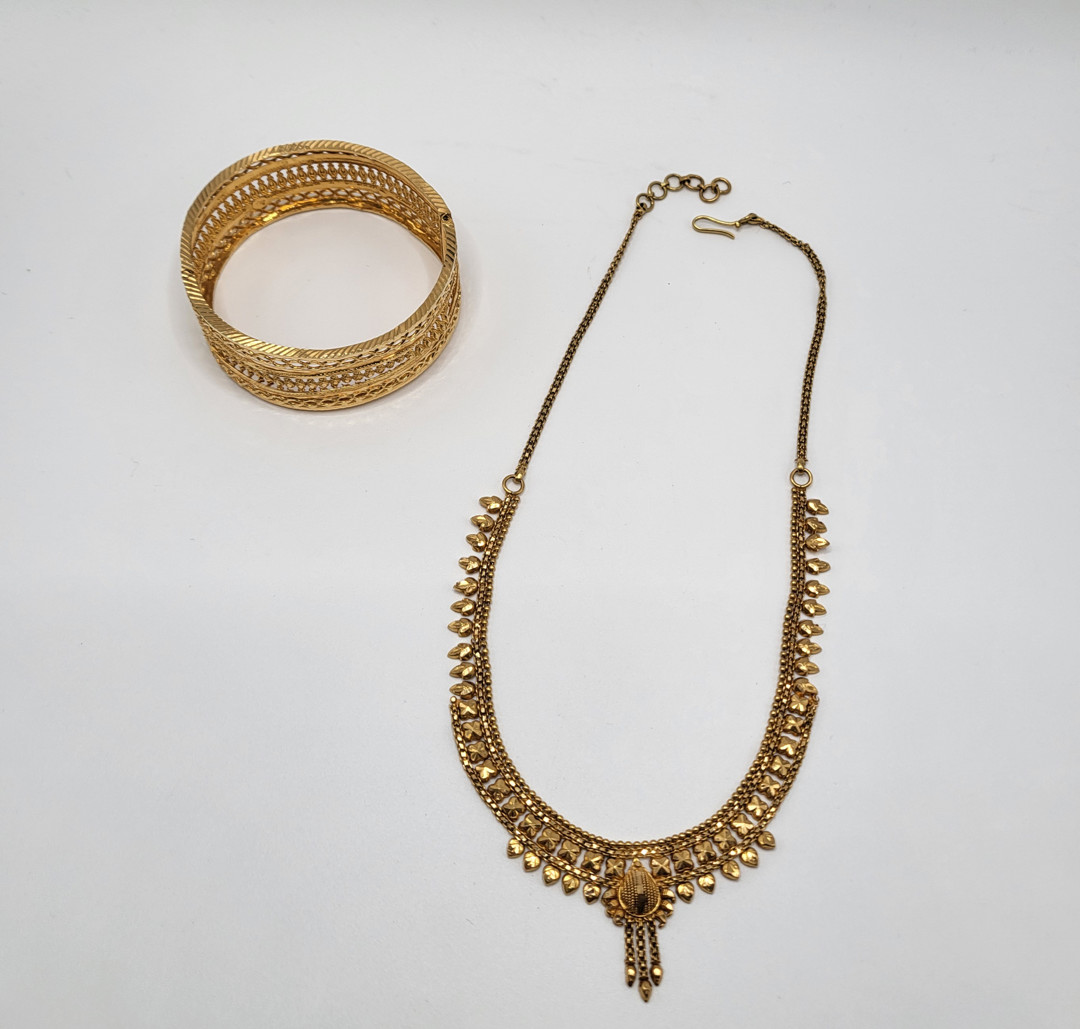 Bracciale e collana oro 