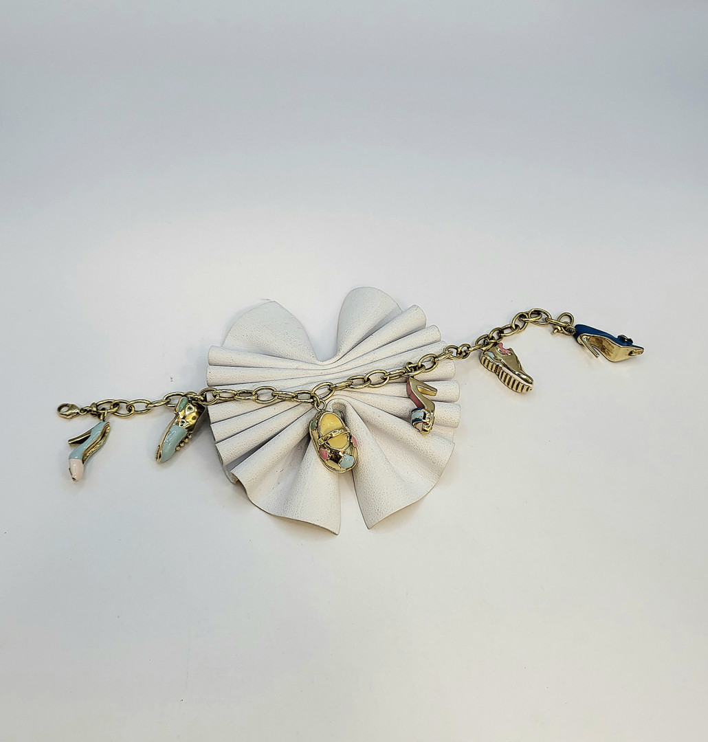 Bracciale con ciondoli oro smalti