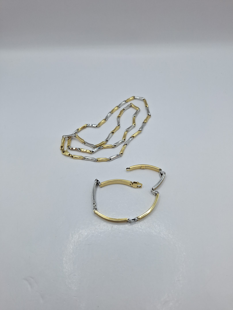 Collana bracciale oro