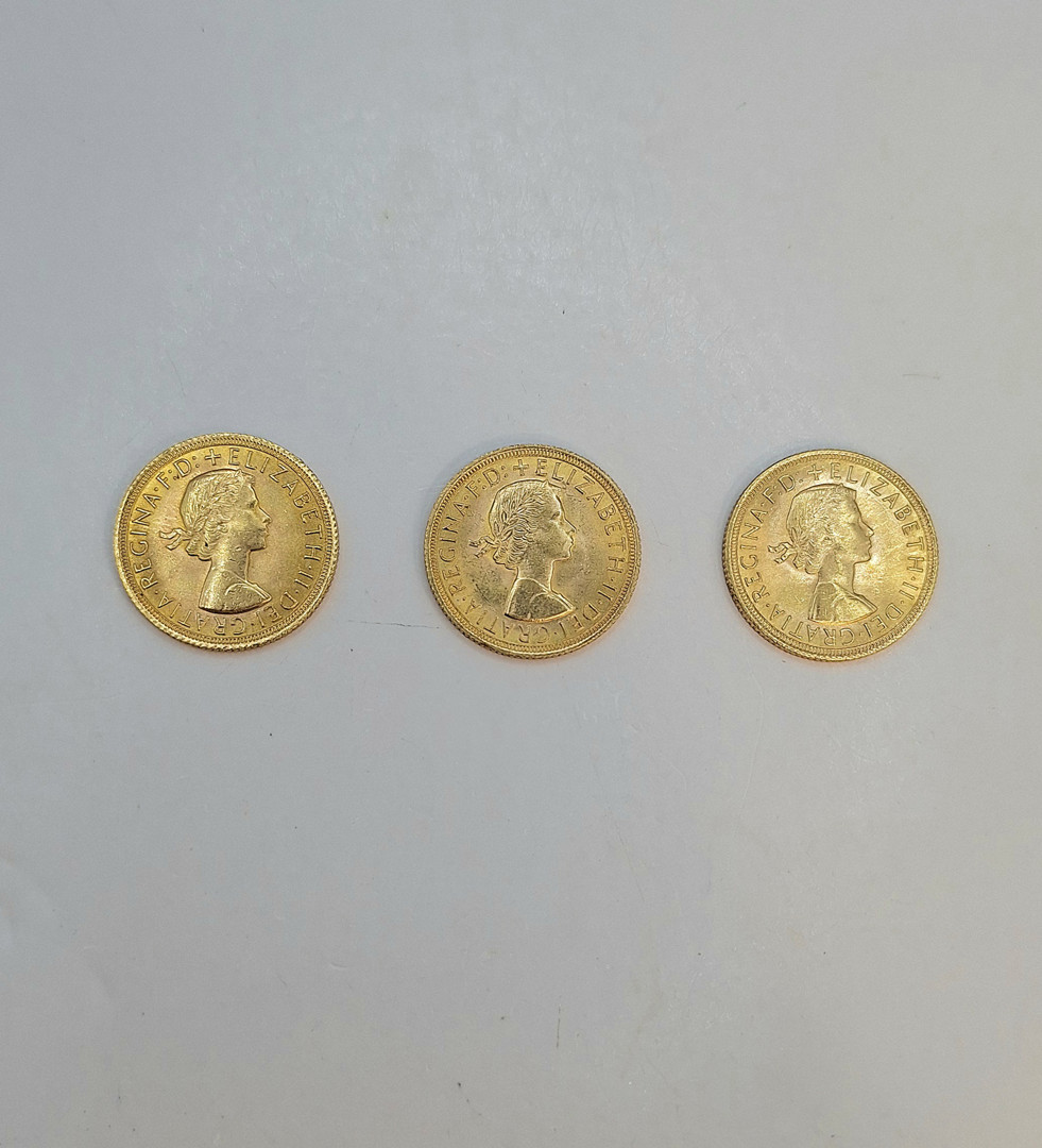 Tre monete oro