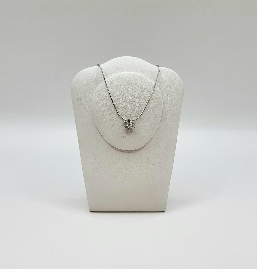 Catenina con ciondolo a firma Recarlo oro diamantini