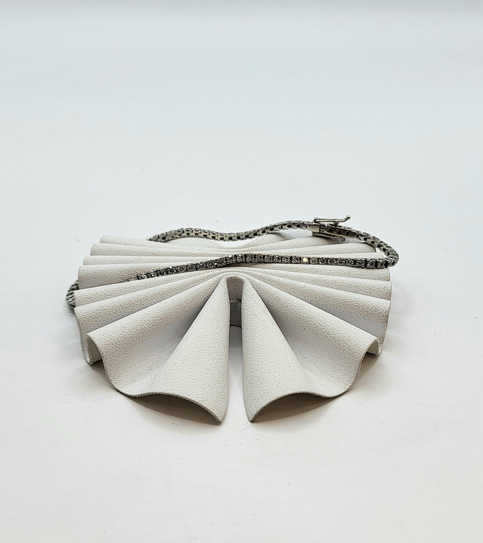Bracciale tennis oro diamantini