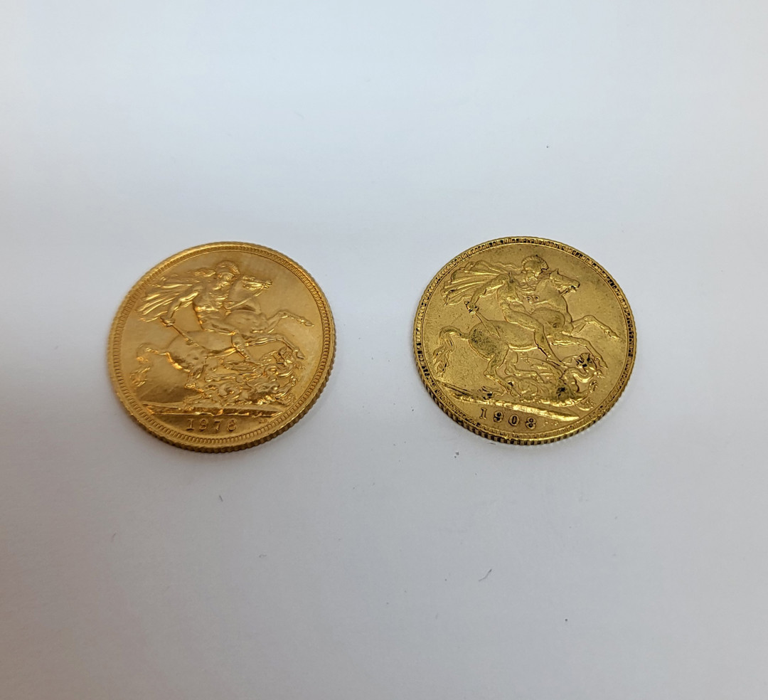 Due sterline oro