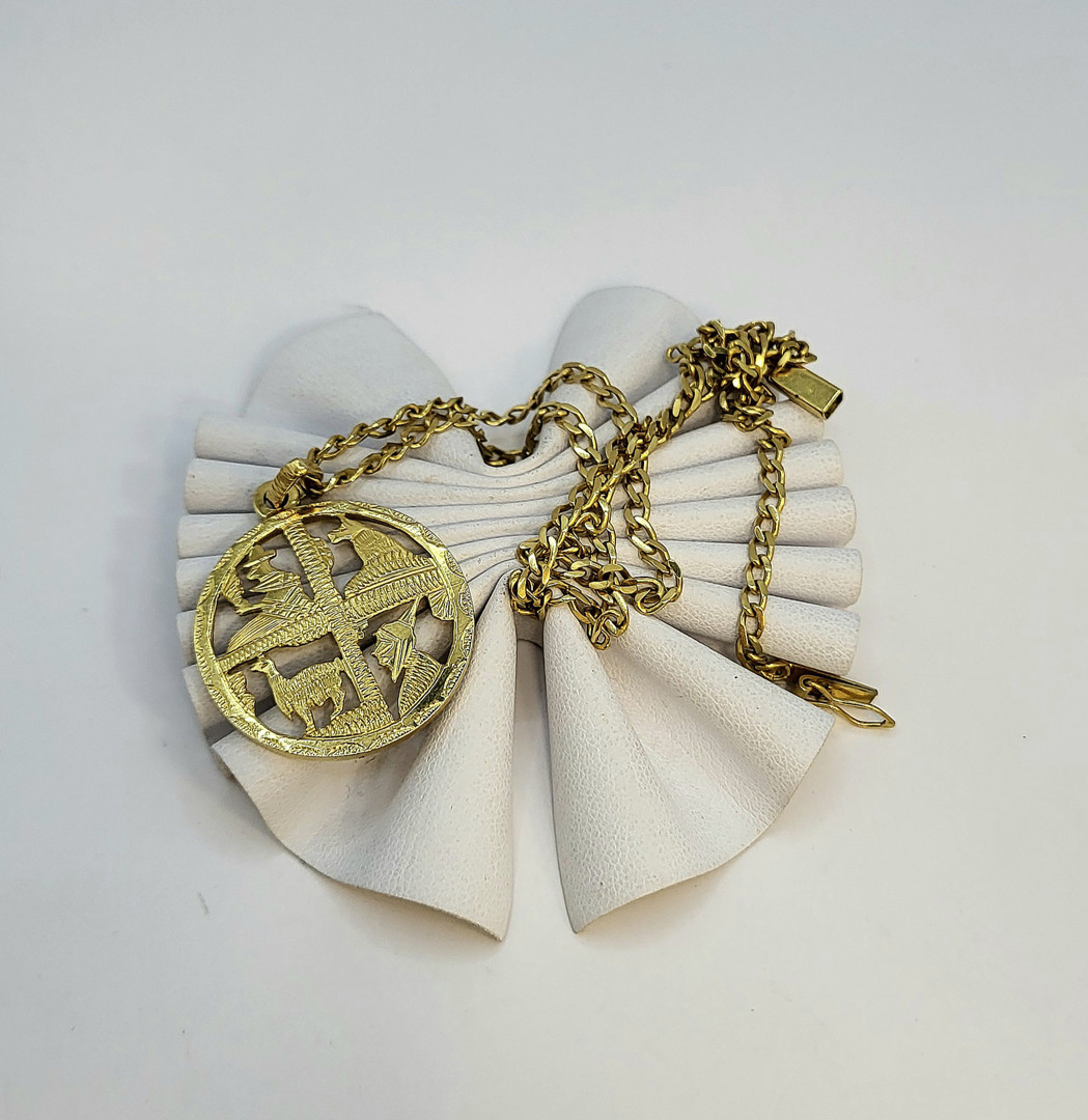 Collana ciondolo oro