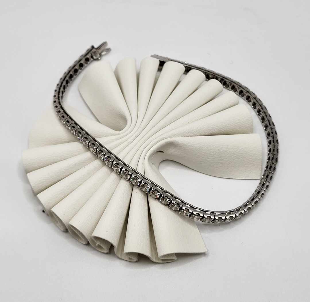 Bracciale "tennis" oro con diamanti