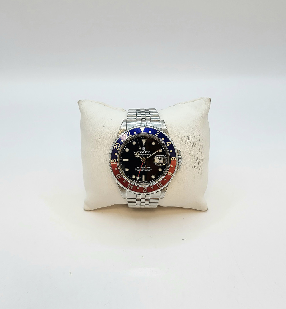Orologio acciaio Rolex GMT Master