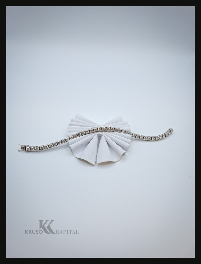 Bracciale tennis Crivelli oro diamanti