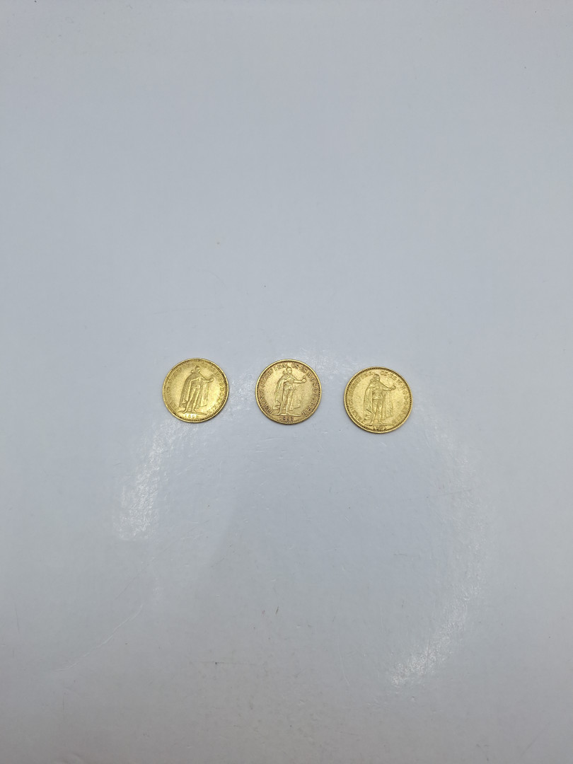 Tre monete oro 