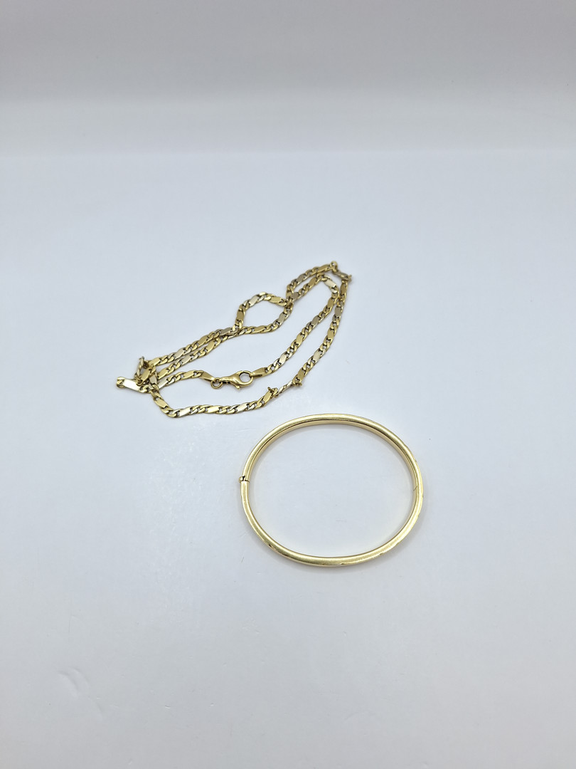 Collana e bracciale in oro 