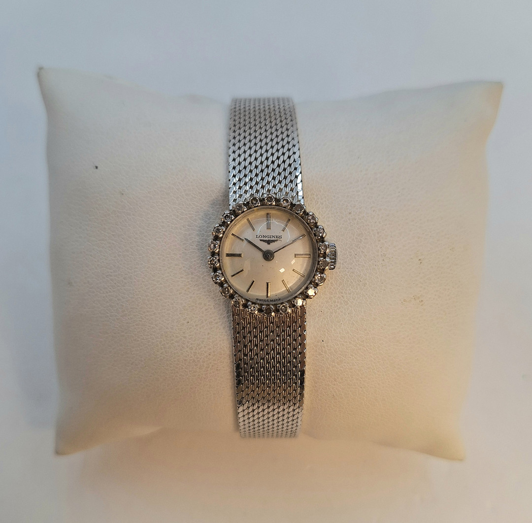 Orologio Longines oro diamantini