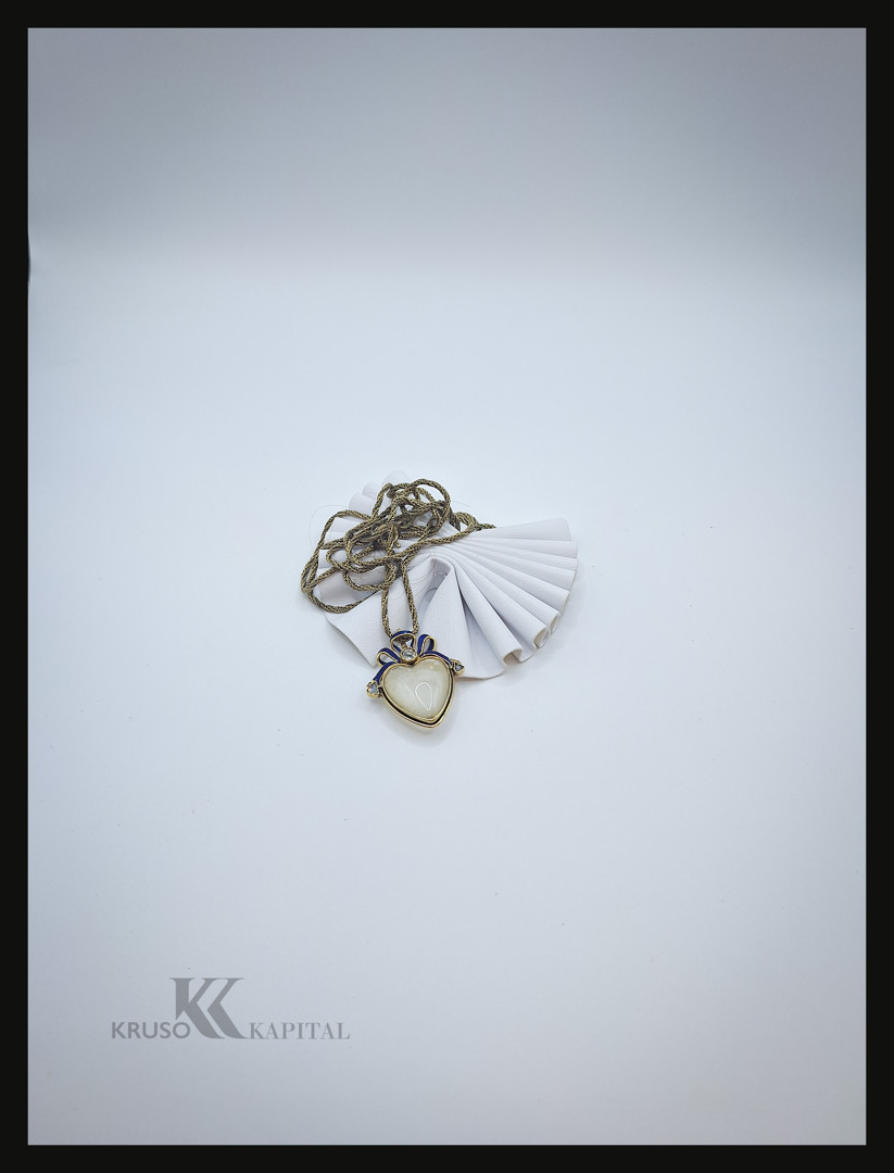 Collana ciondolo oro diamanti pietre smalto