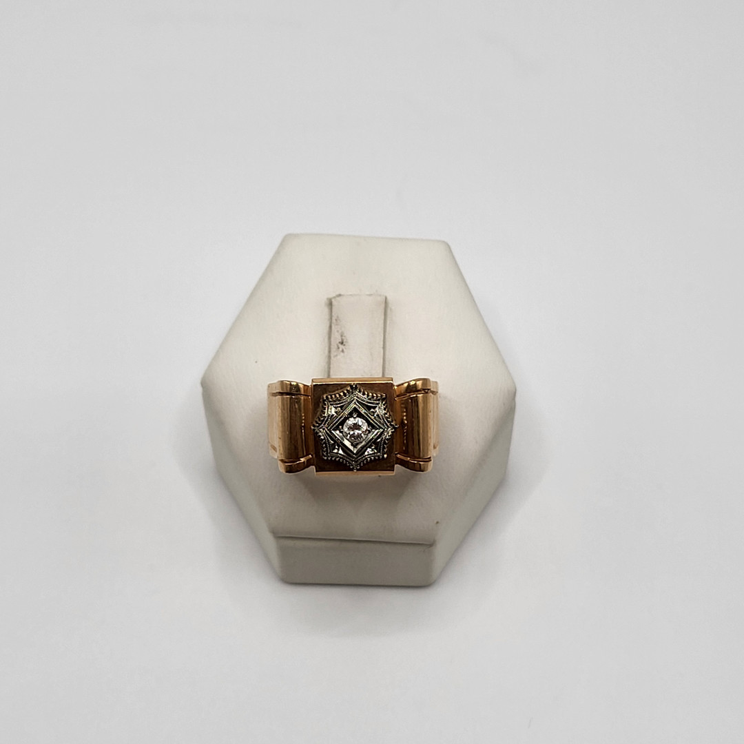 Anello oro diamantino