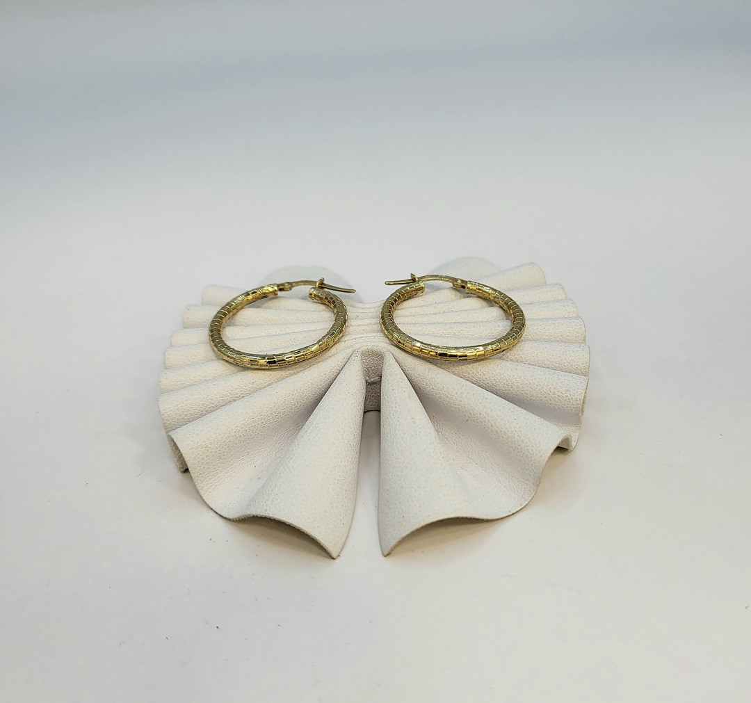 Un paio orecchini oro 