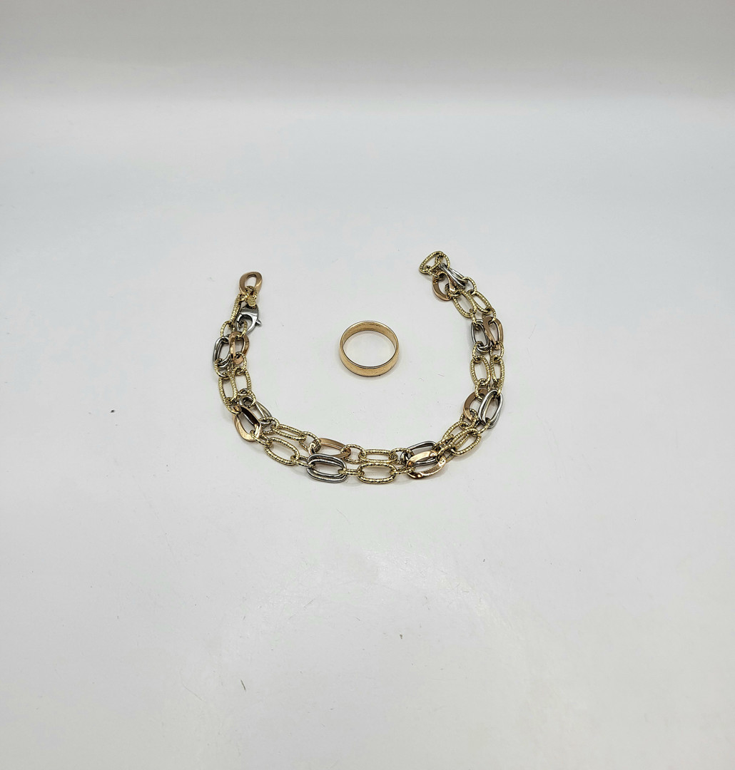Collana e anello oro