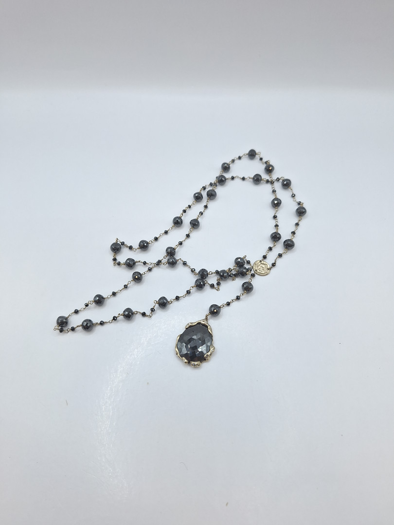 Rosario oro pietre