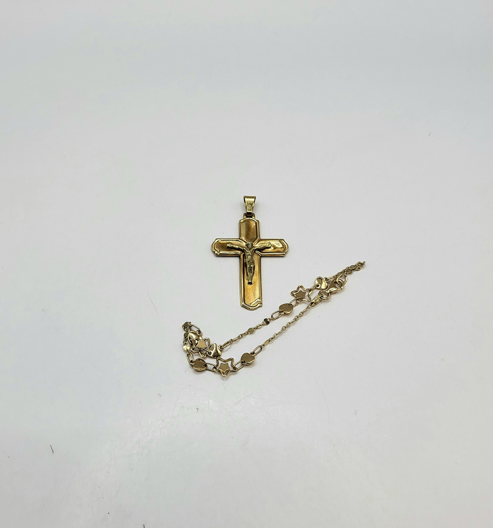 Bracciale e ciondolo oro