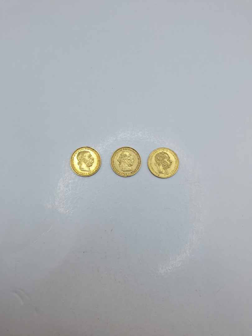 Tre monete oro 