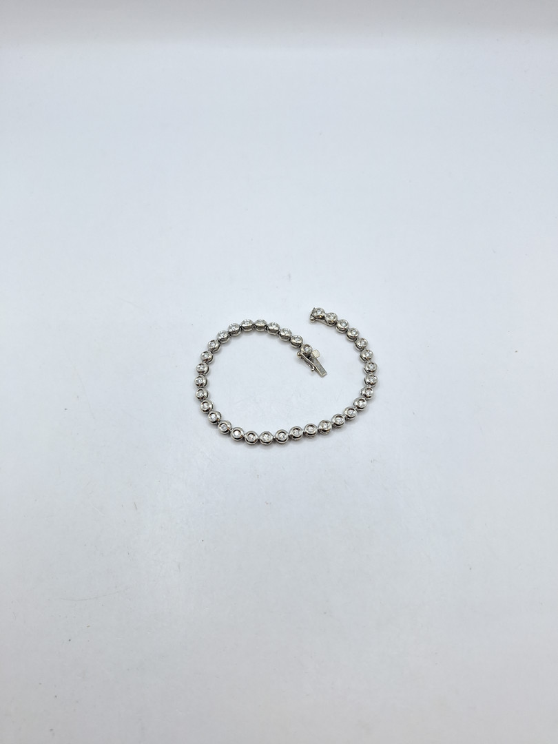 Braccialetto oro diamantini 