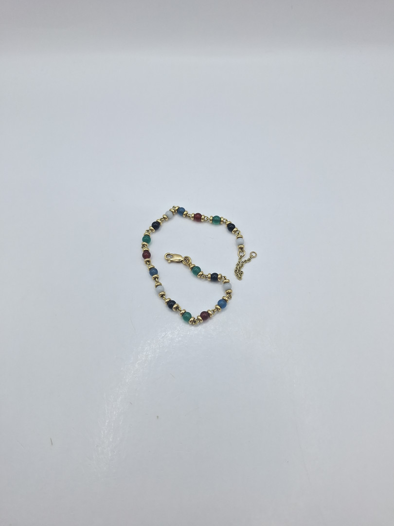 Bracciale oro pietre
