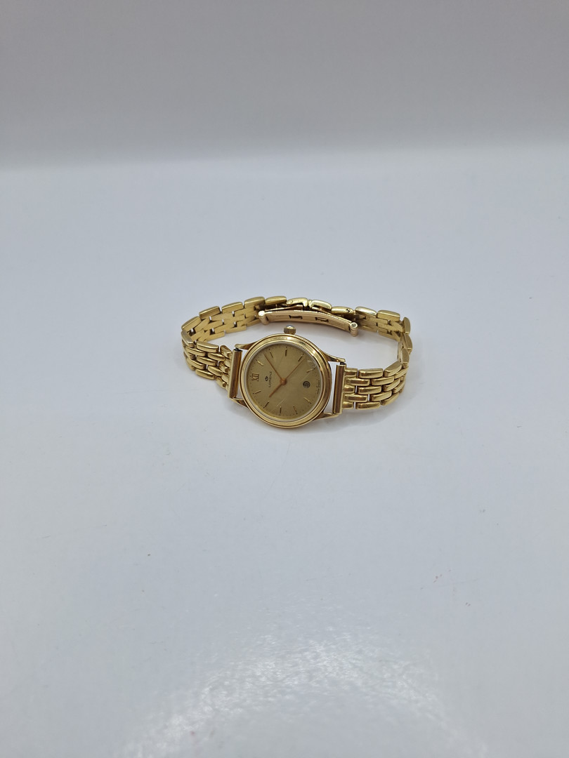 Orologio con bracciale oro al quarzo