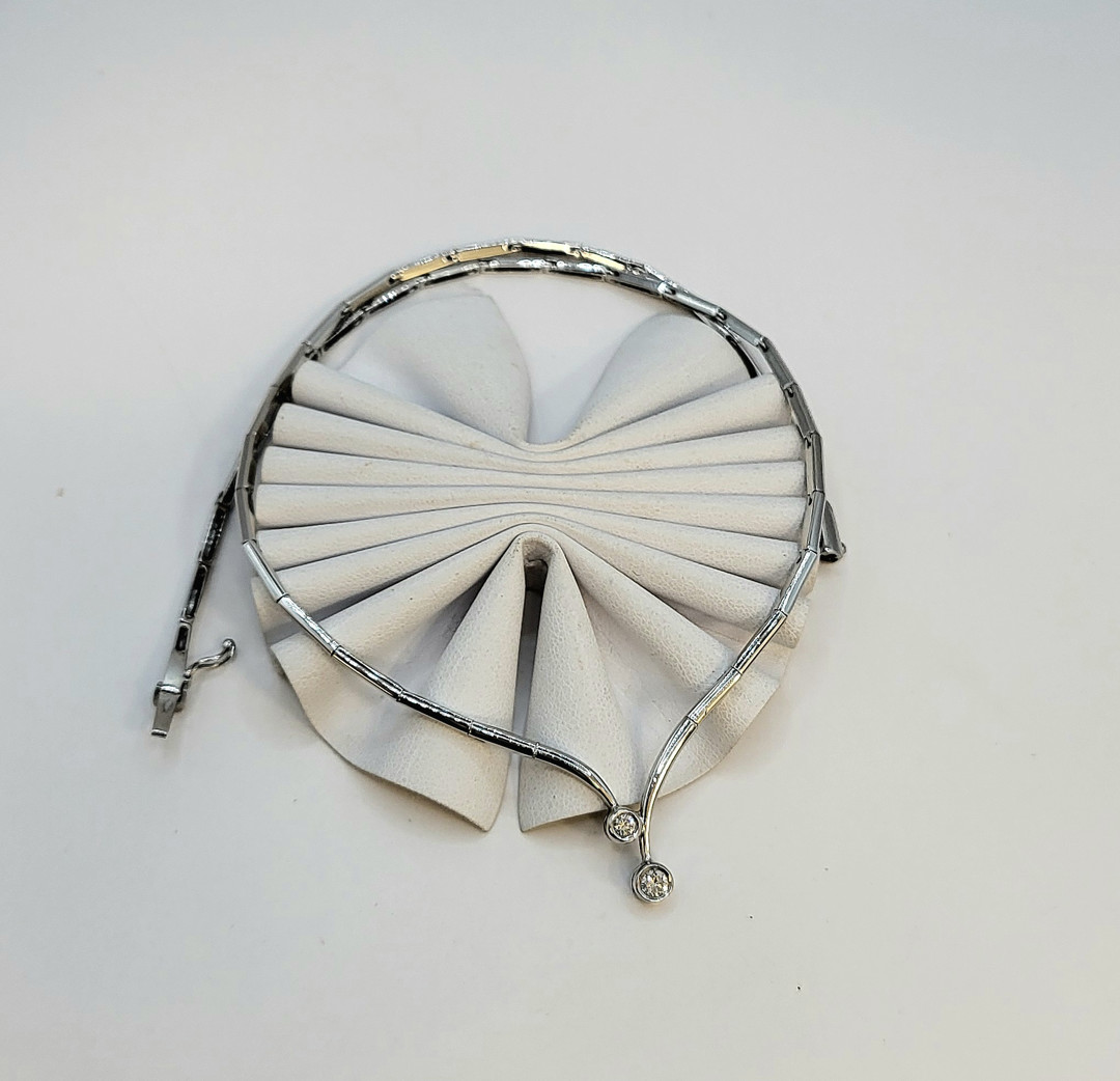 Collana oro diamanti