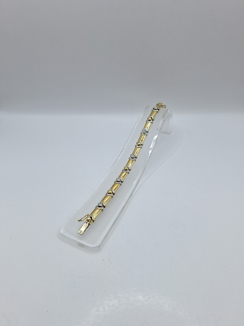 Bracciale oro diamanti