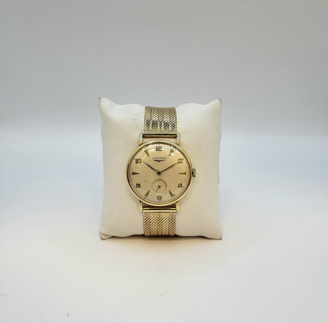 Orologio Longines con bracciale oro