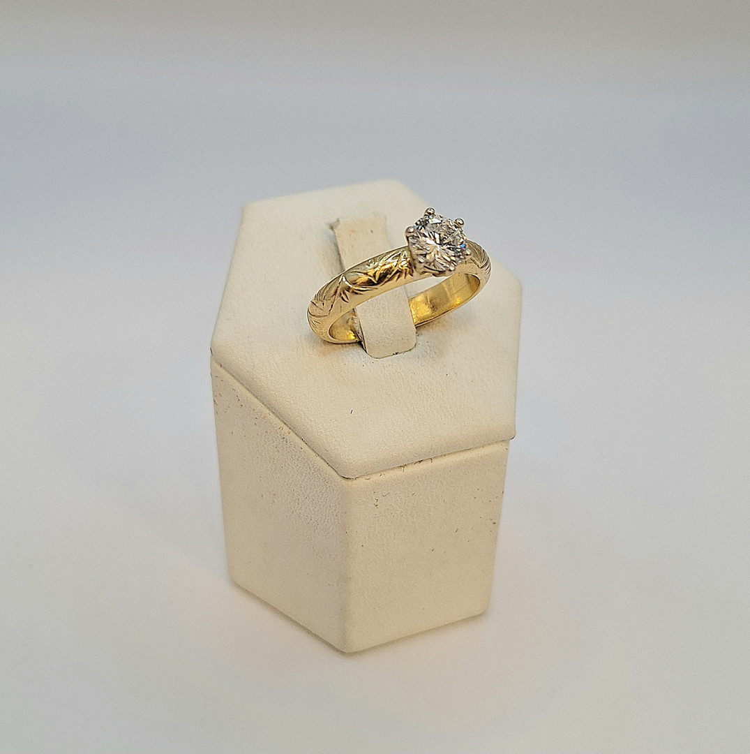 Anello oro diamante