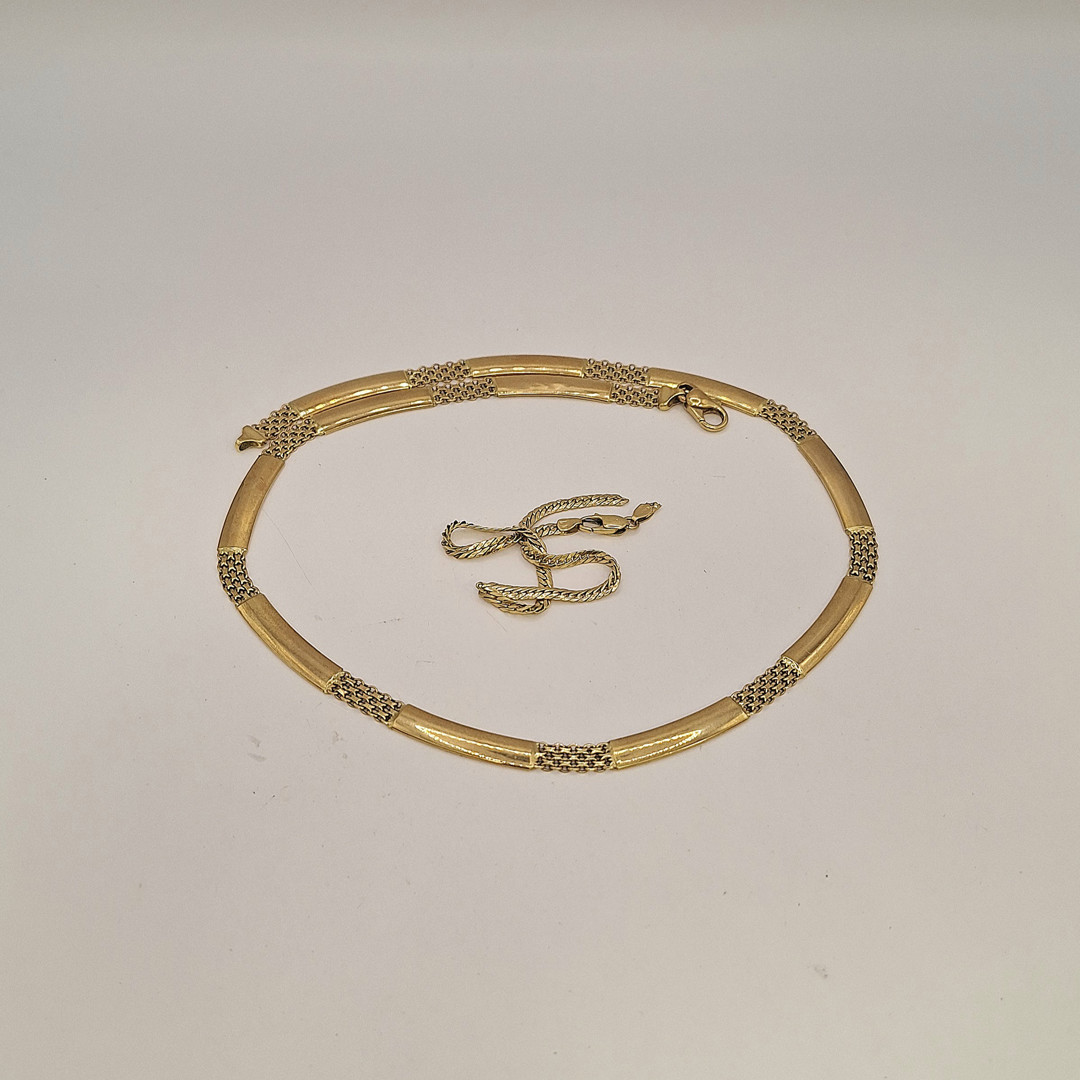 Collana e bracciale oro 