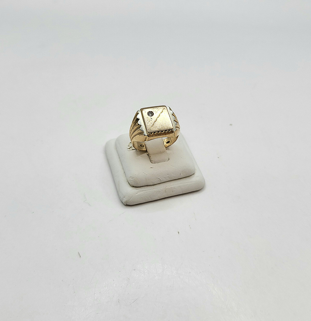 Anello oro diamantino
