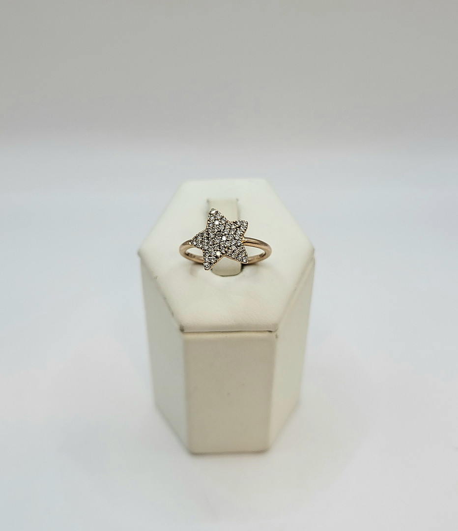 Anello oro diamanti