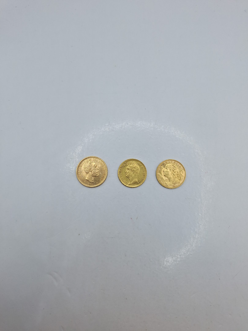 Tre monete oro