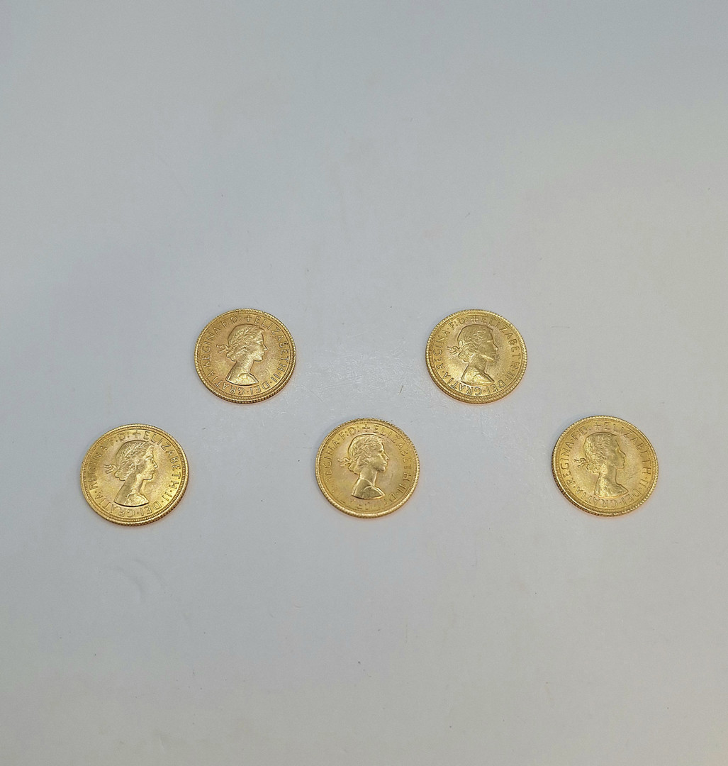 Cinque sterline oro