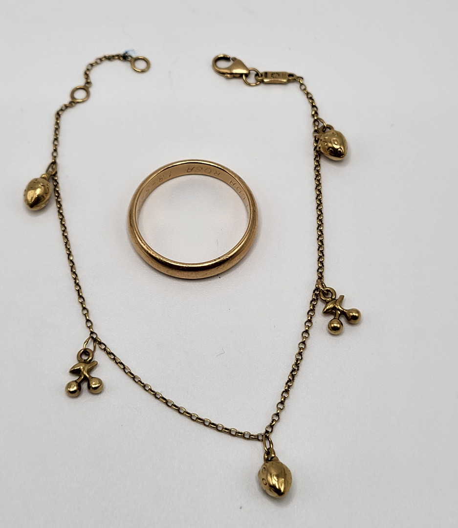 Anello bracciale oro