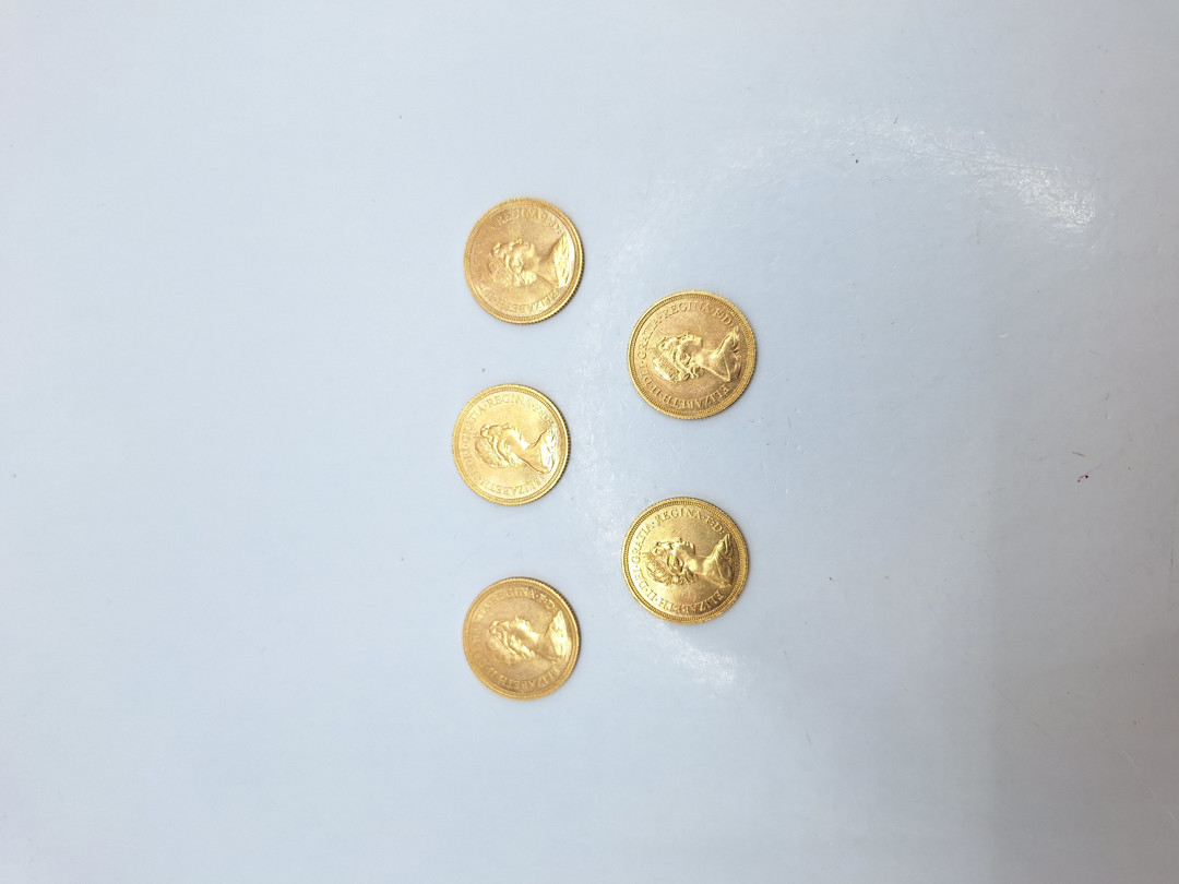 Cinque sterline oro 