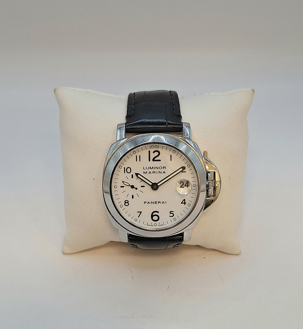 Orologio acciaio Panerai Luminor Marina