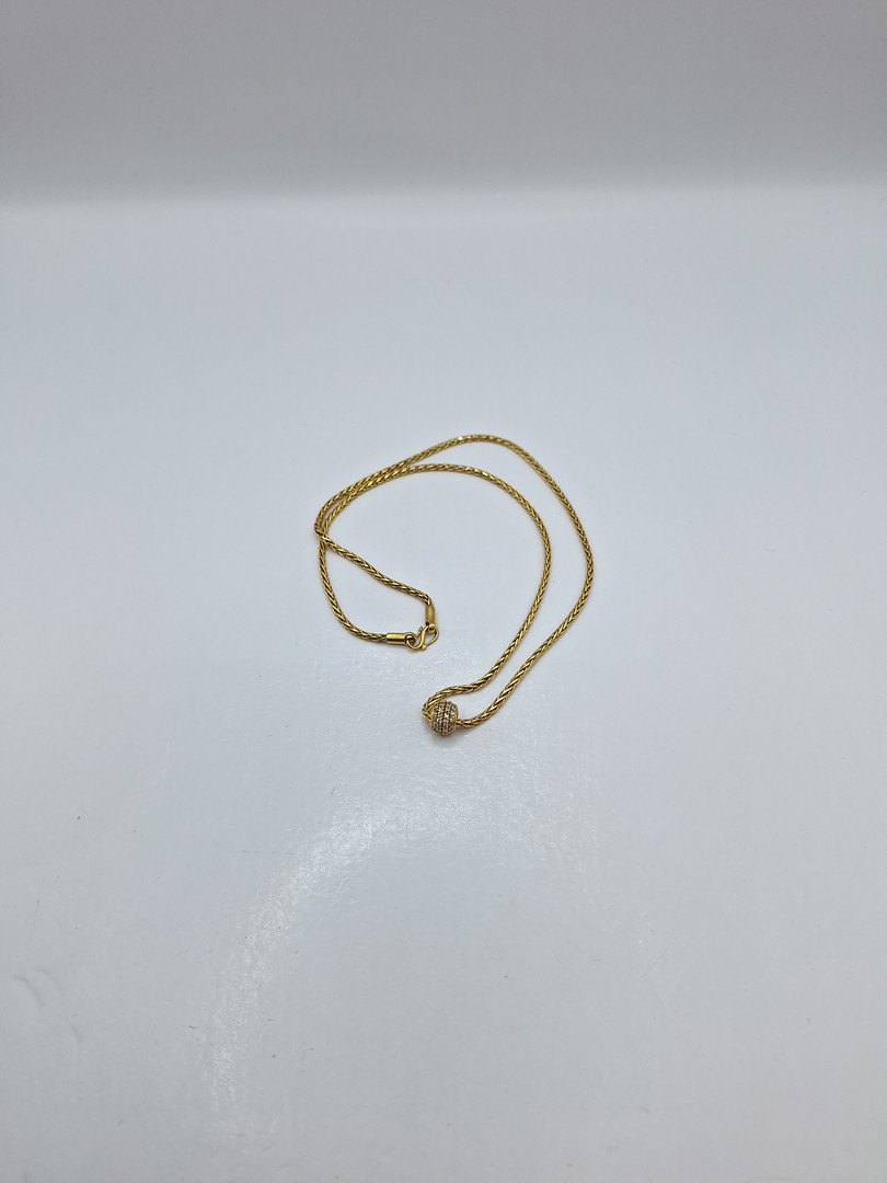Collana oro pietre 