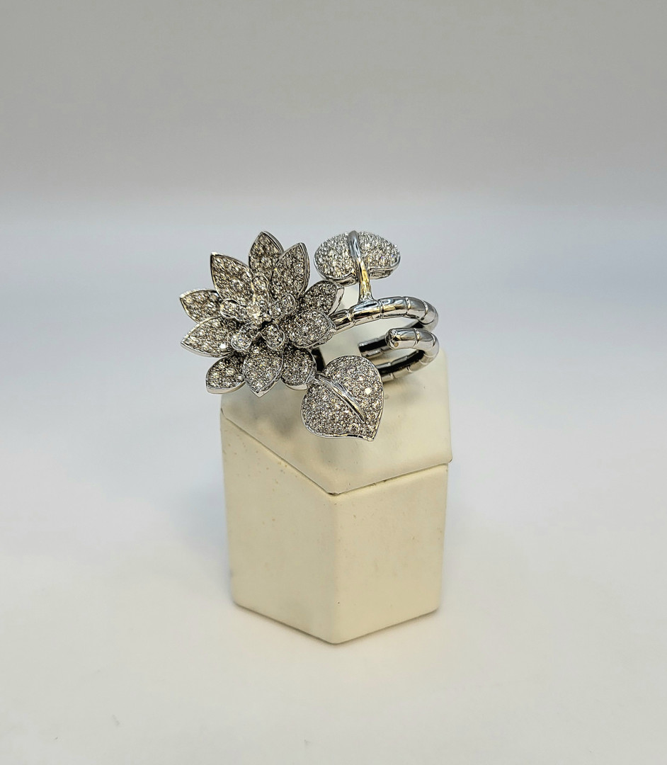 Anello oro diamanti