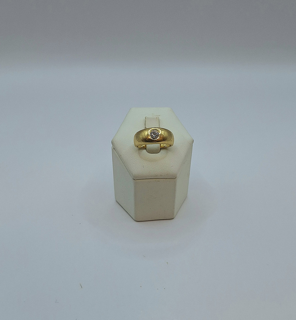 Anello oro diamante