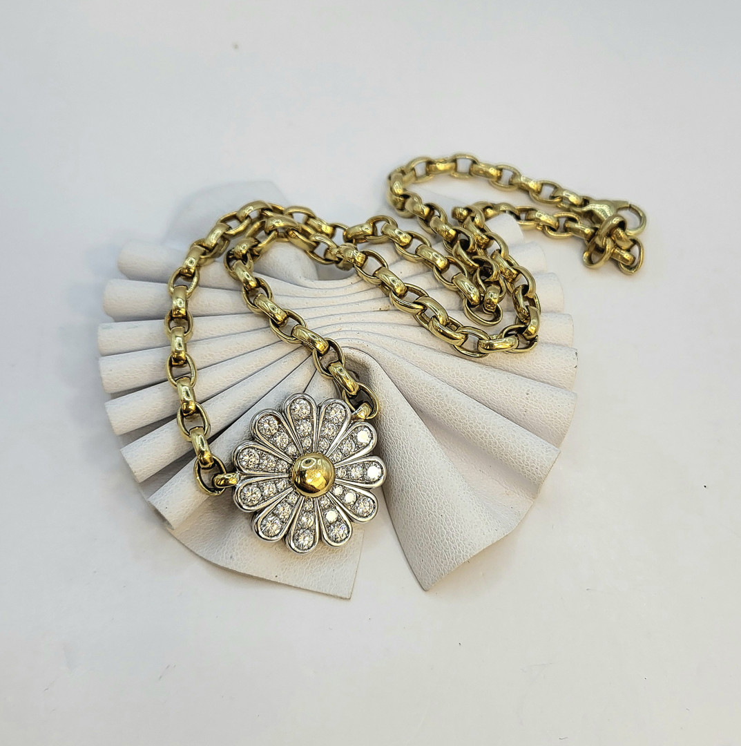 Collana oro diamanti