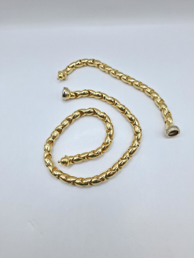 Collana e bracciale oro 