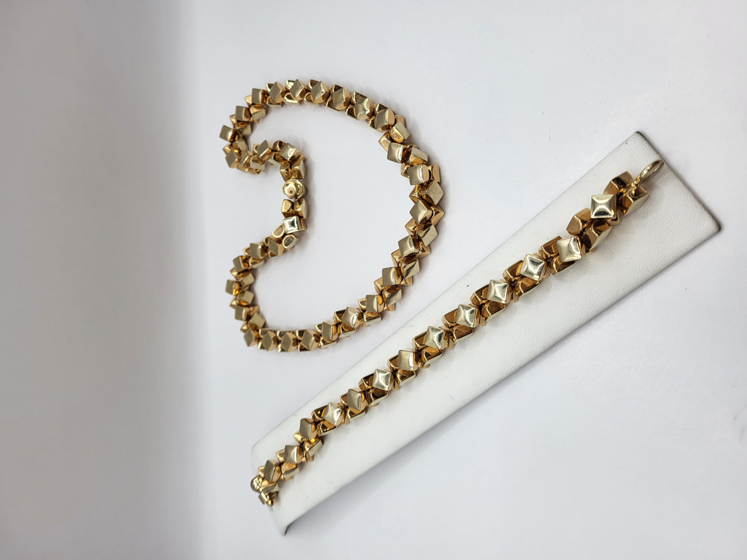 Collana e bracciale oro 