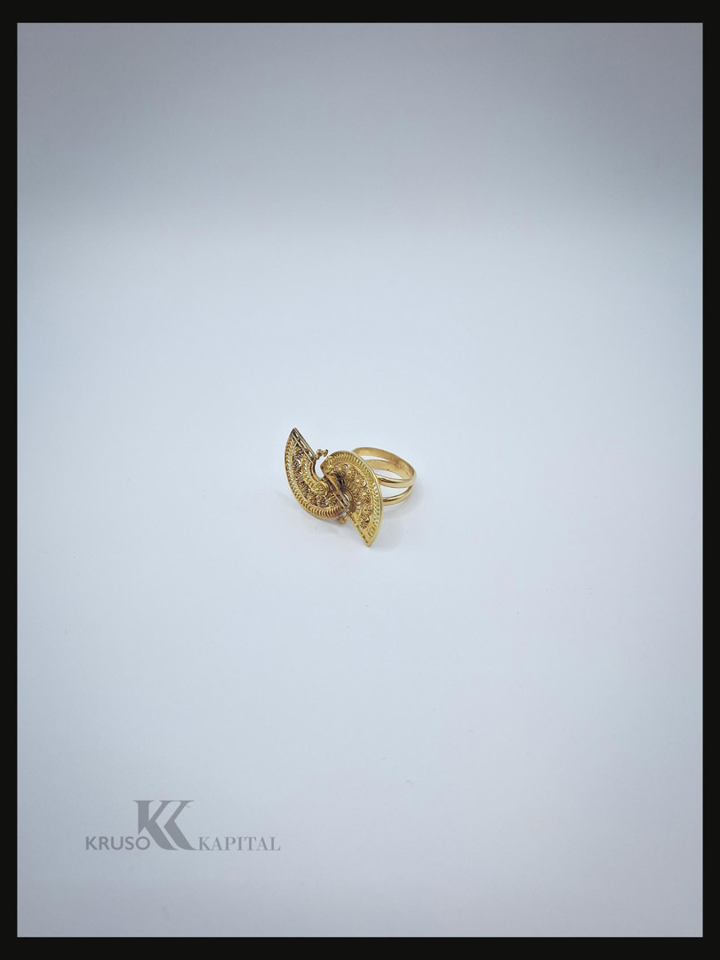 Anello oro metallo